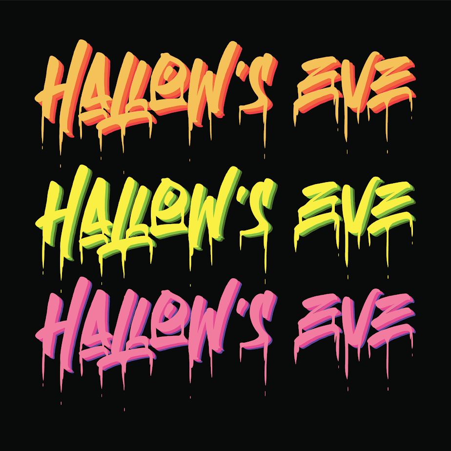 Halloween-themed t-shirt graphic..